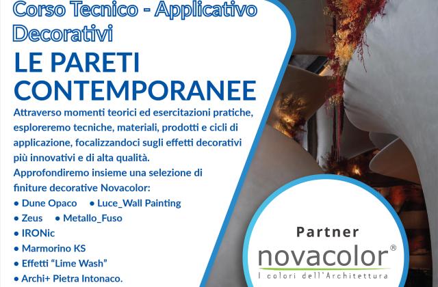 LE PARETI CONTEMPORANEE Decorativi - Corso Tecnico-Applicativo 4-5/11/2025