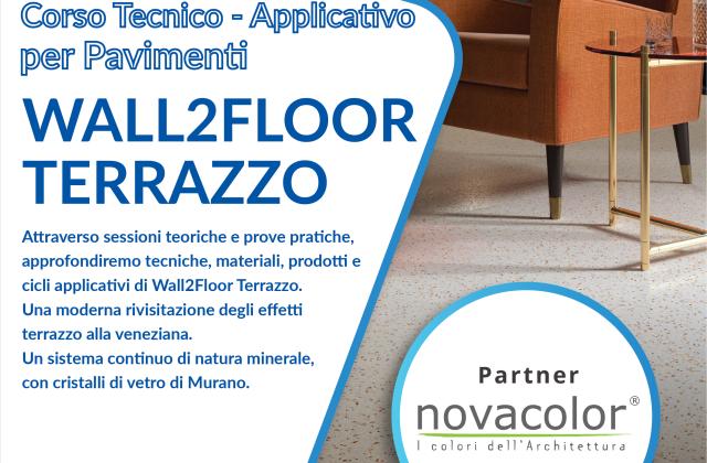  WALL2FLOOR TERRAZZO per Pavimenti - Corso Tecnico-Applicativo 16-17-18/09/2025