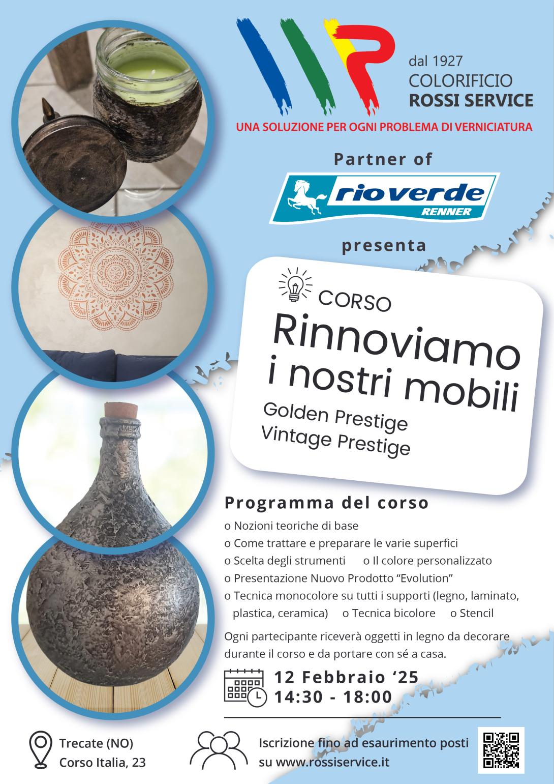 Corso Rinnoviamo i nostri mobili - Golden Prestige, Vintage Prestige - Trecate (NO)