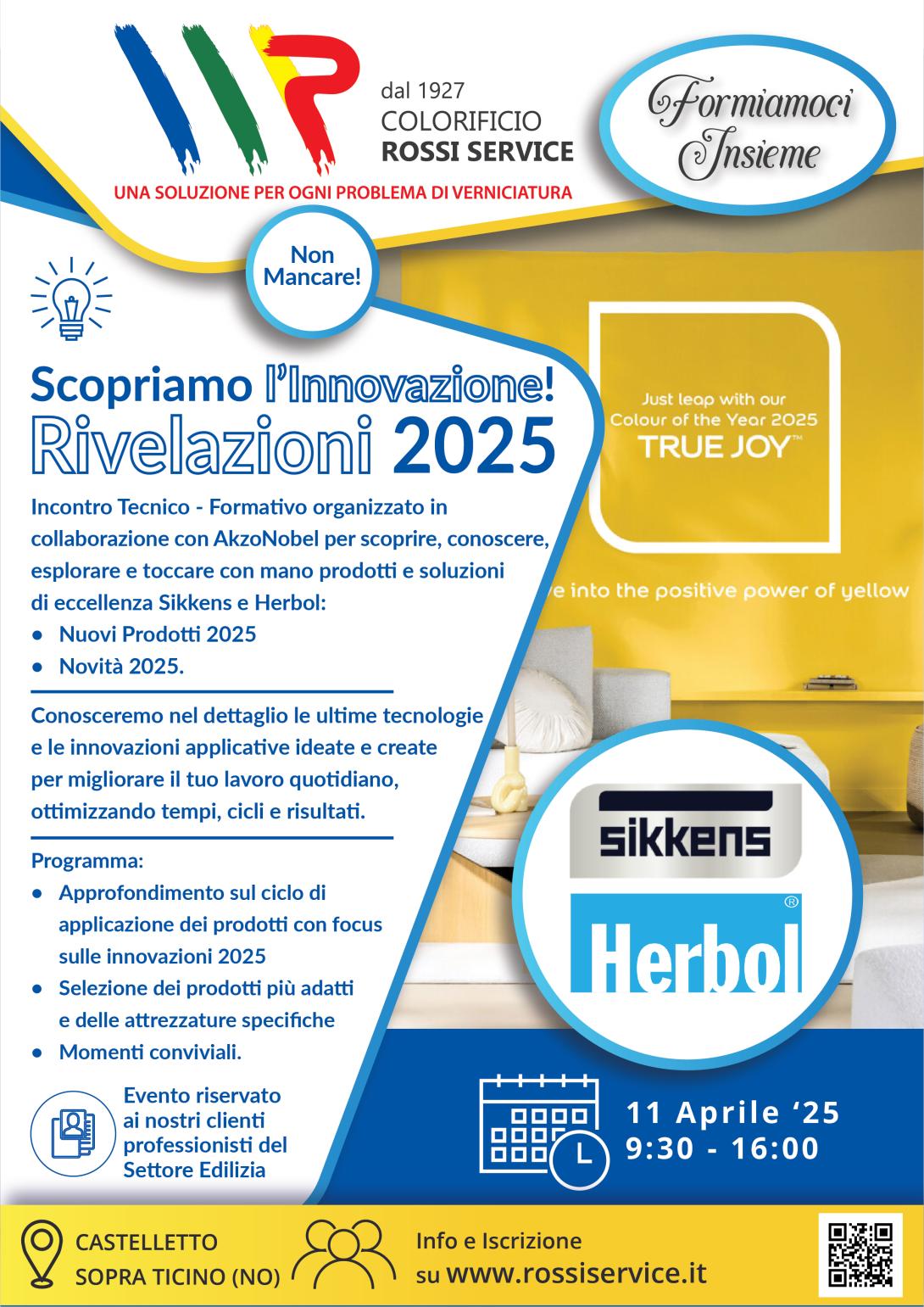 Scopriamo L'innovazione! Rivelazioni 2025 - Incontro Tecnico - Formativo
